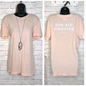 Pink by Victoria’s Secret Oversized Tee Tshirt Shirt Size Small